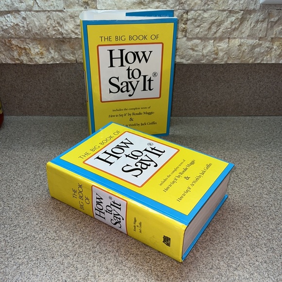 The Big Book Of HOW TO SAY IT hardcover Book that helps you learn how to write! - Picture 4 of 8